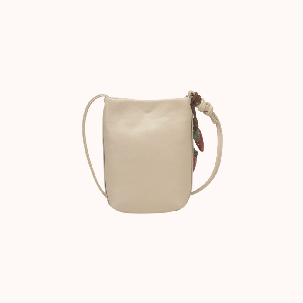 Fruttina Strawberry Charm Bucket Bag