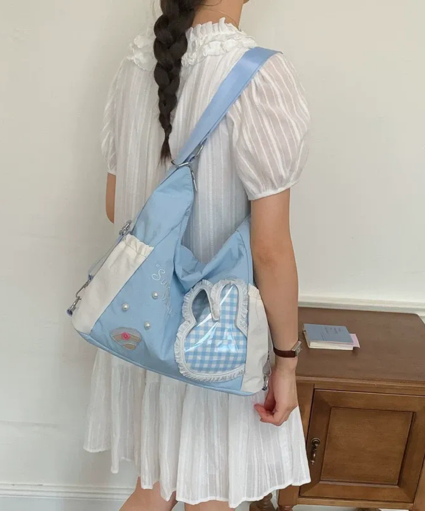 Lusette Bunny Patch Shoulder Bag