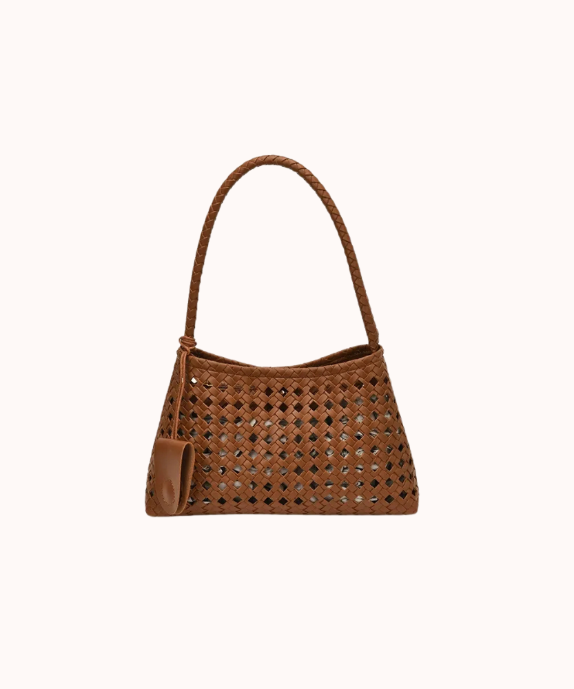 Tesoria Woven Shoulder Bag