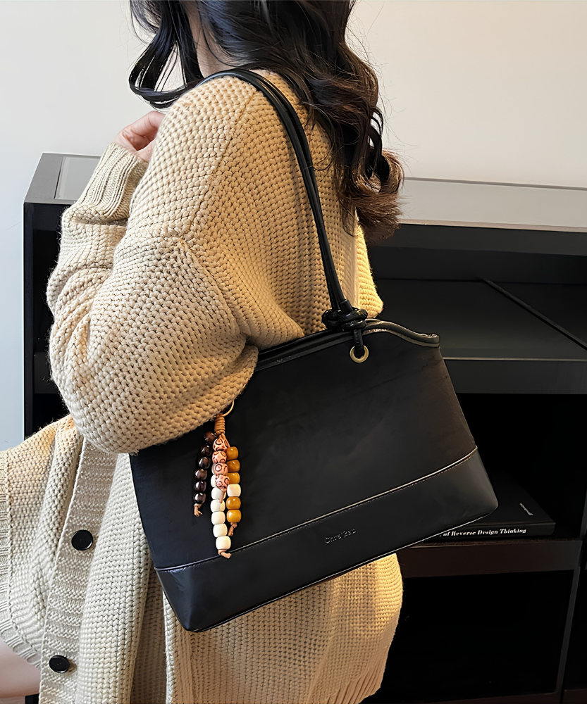 Zeref Textured Shoulder Bag