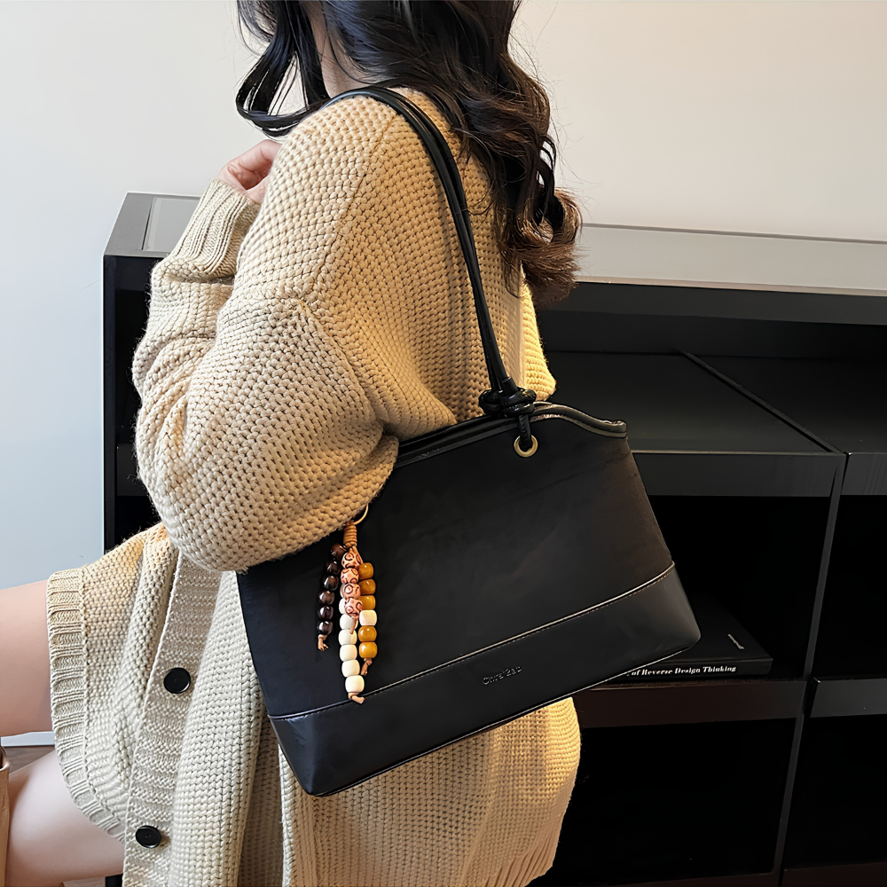 Zeref Textured Shoulder Bag