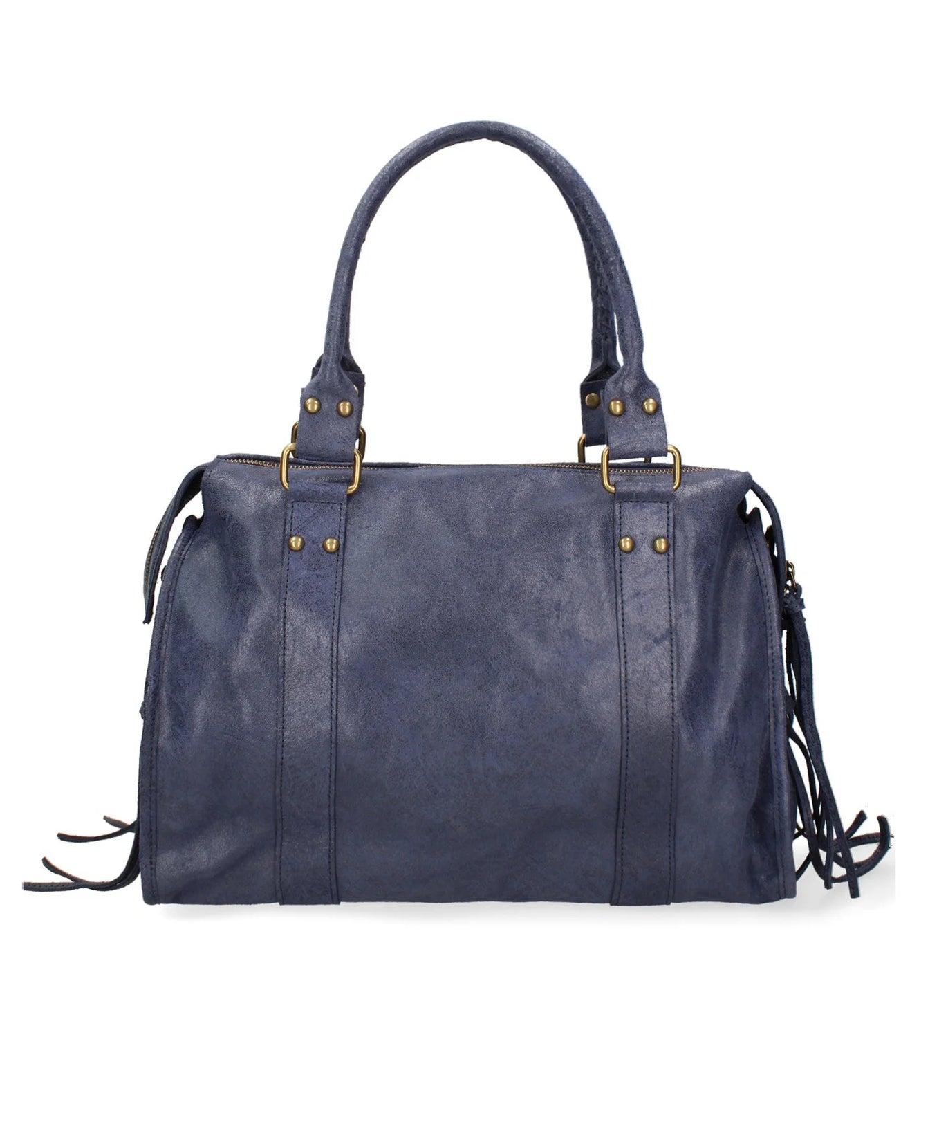 Throttle Studded Top-Handle Bag