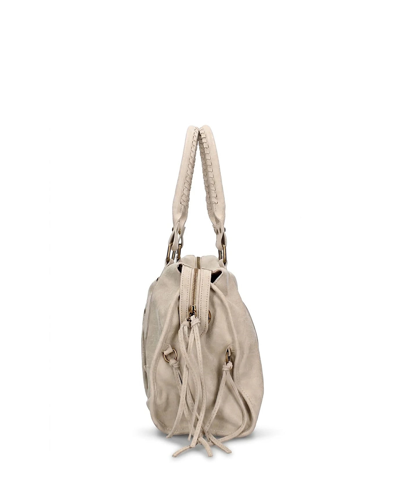 Throttle Studded Top-Handle Bag