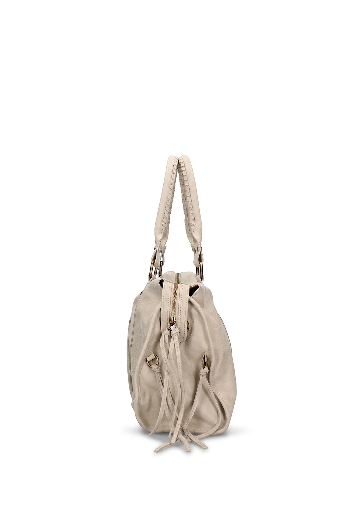 Throttle Studded Top-Handle Bag
