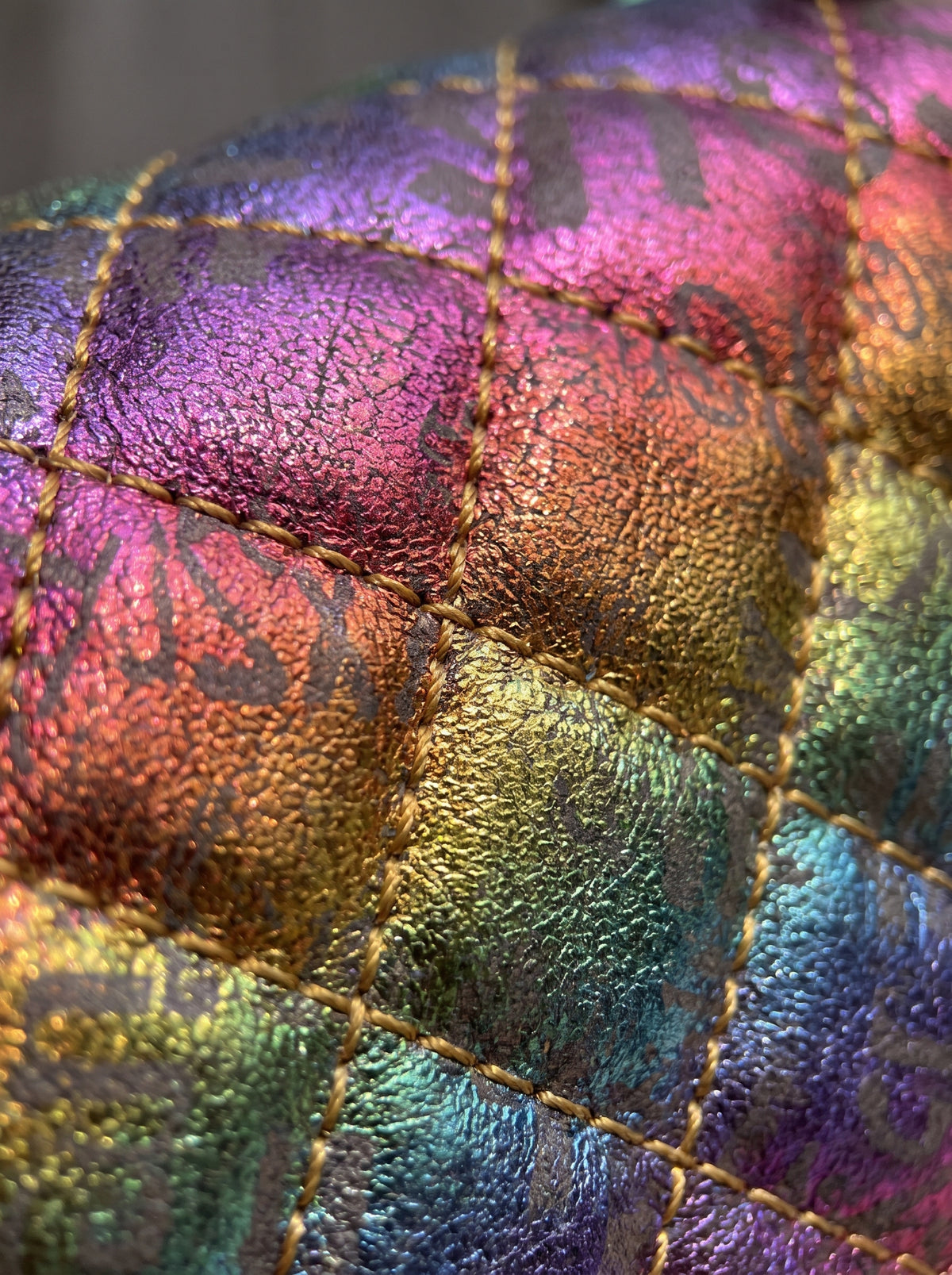 Sac à poignée supérieure matelassé Iris