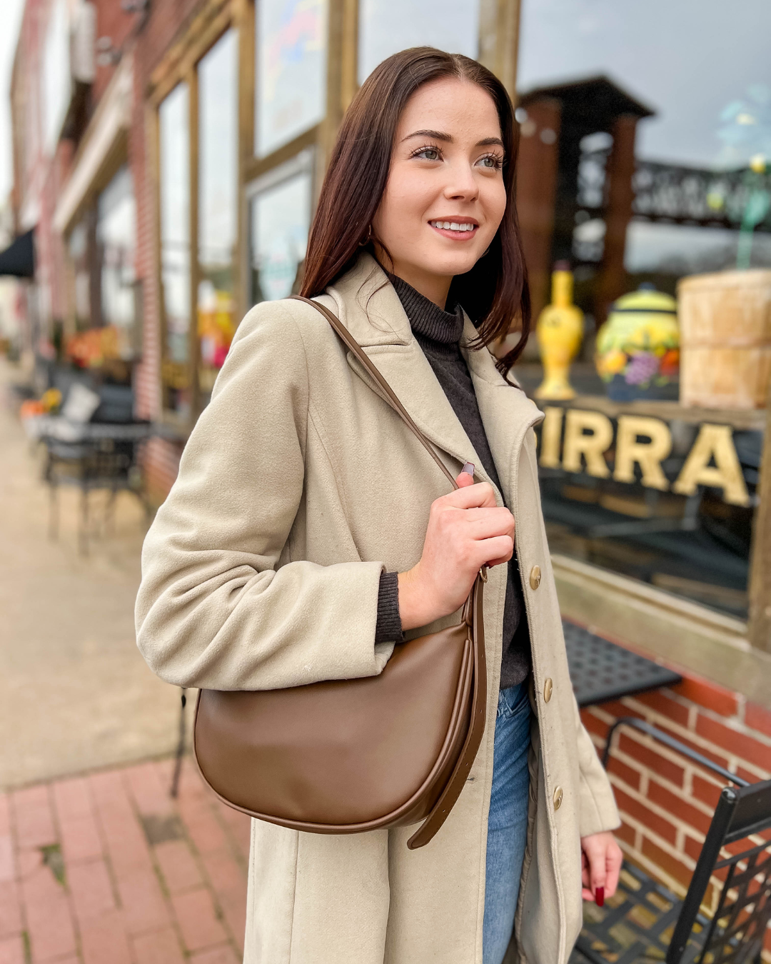 Belloria Vegan Leather Crossbody Bag