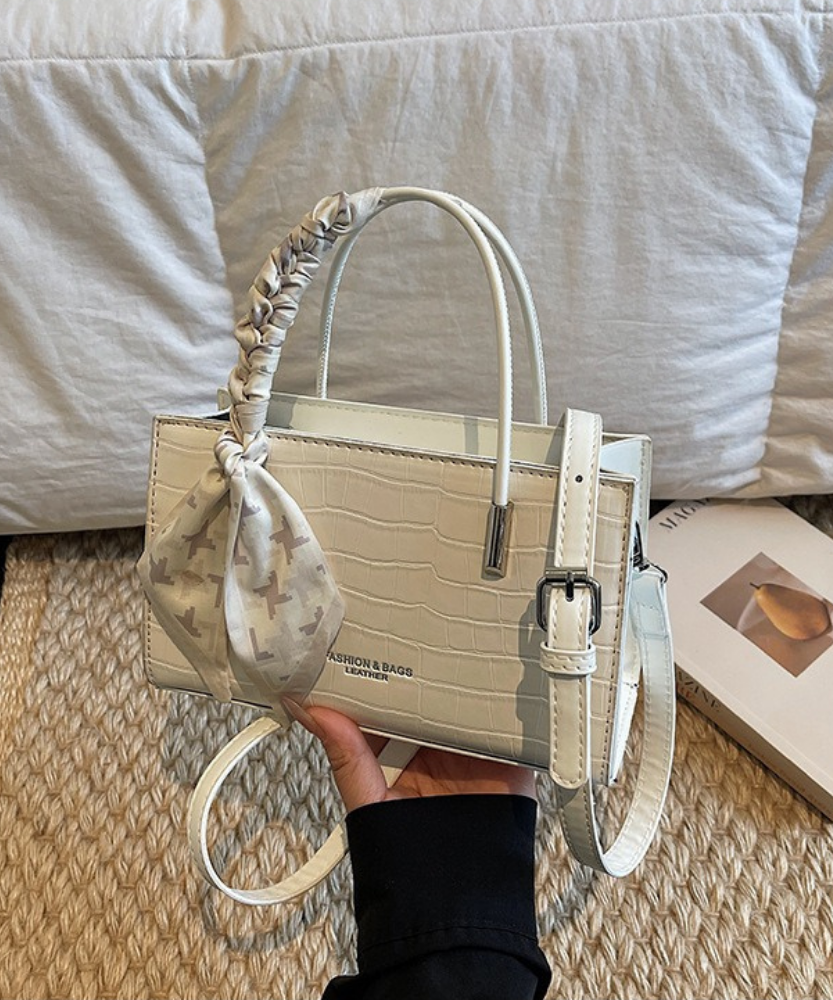 Novera Croc-Embossed Mini Shoulder Bag