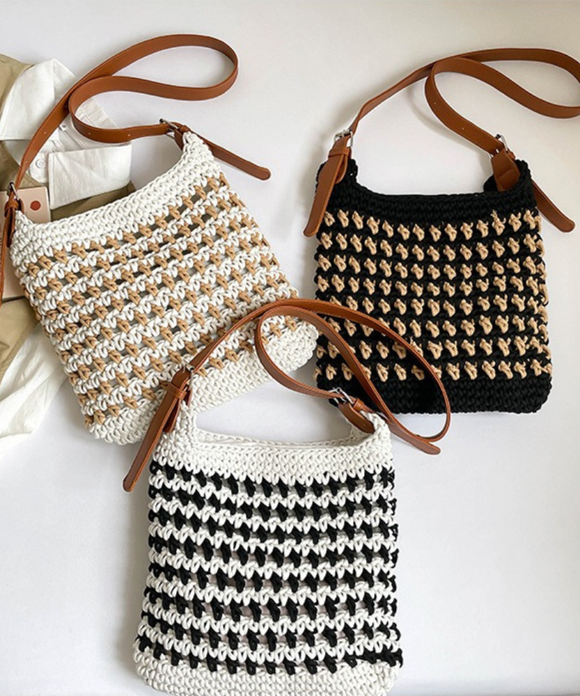 Briselia Woven Shoulder Bag