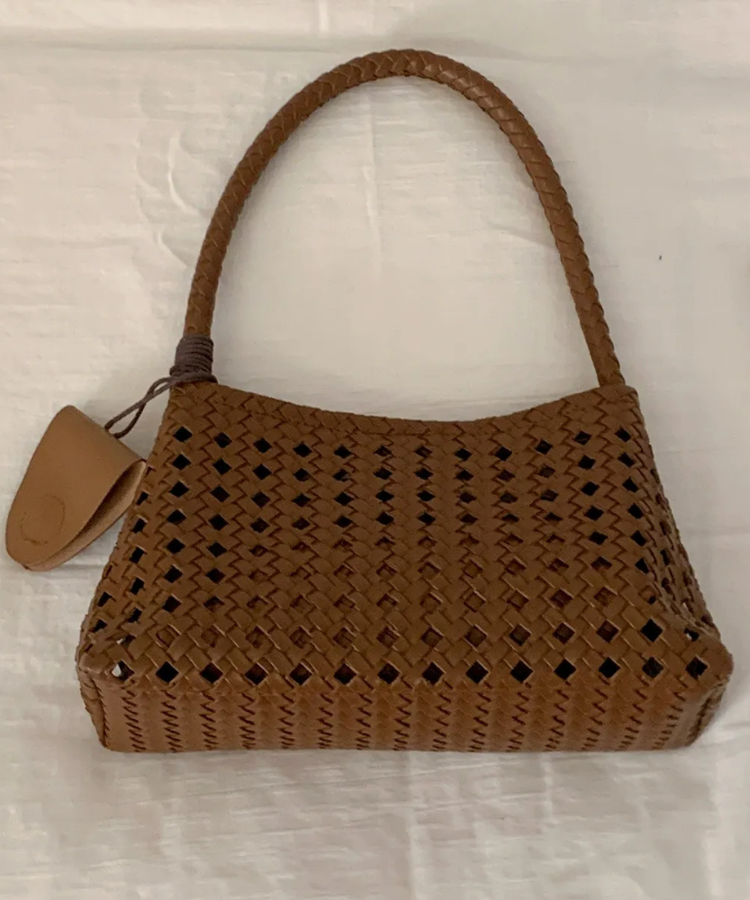 Tesoria Woven Shoulder Bag