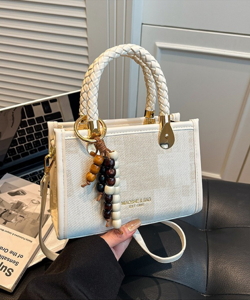 Capucine Braided Handle Mini Handbag