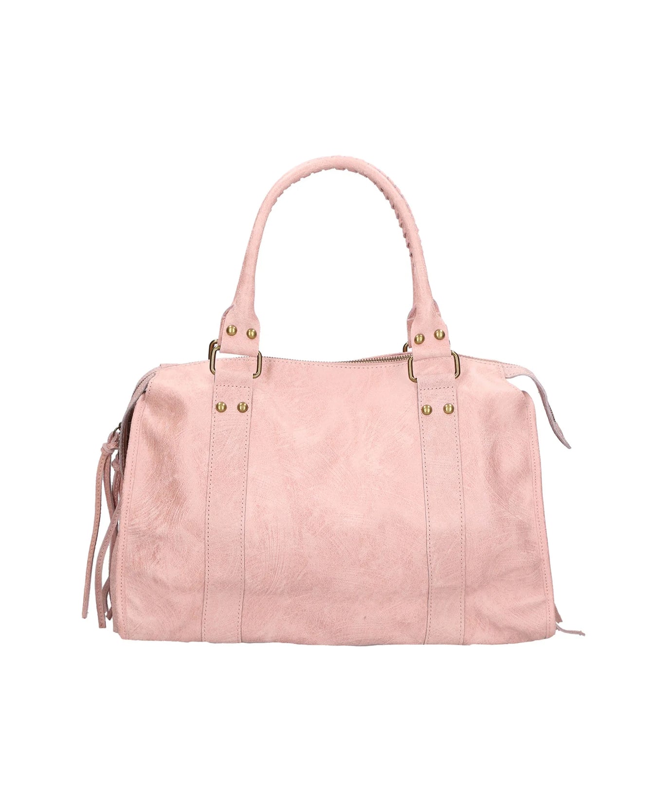 Throttle Studded Top-Handle Bag