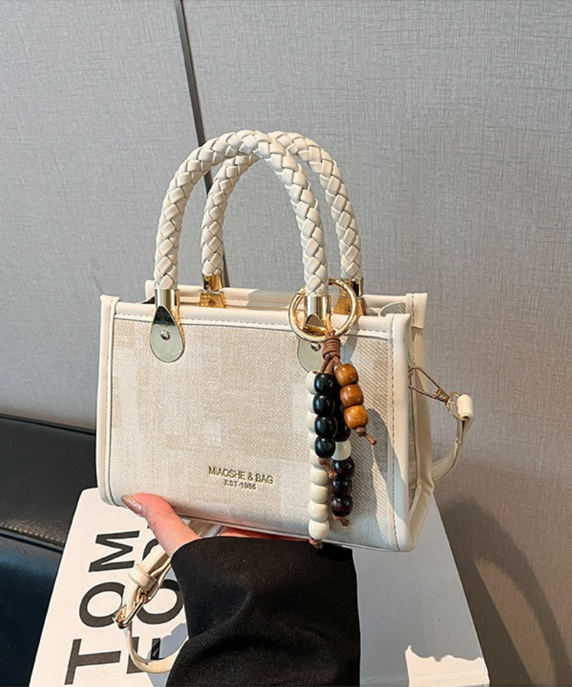 Capucine Braided Handle Mini Handbag