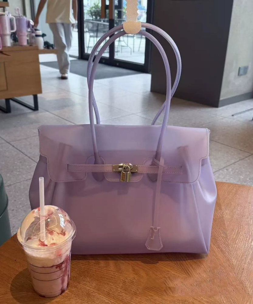 Petalune Lock Tote Bag