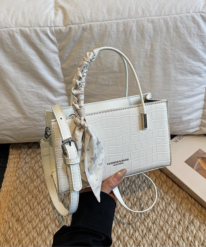 Novera Croc-Embossed Mini Shoulder Bag