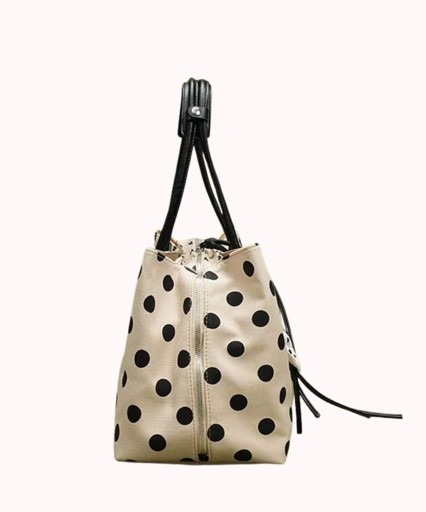 Perlina Polka Dot Tote Bag