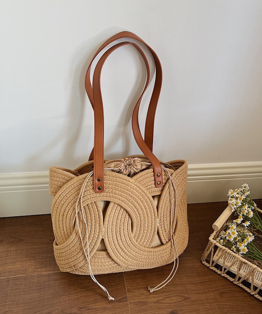 Tyvera Woven Shoulder Bag