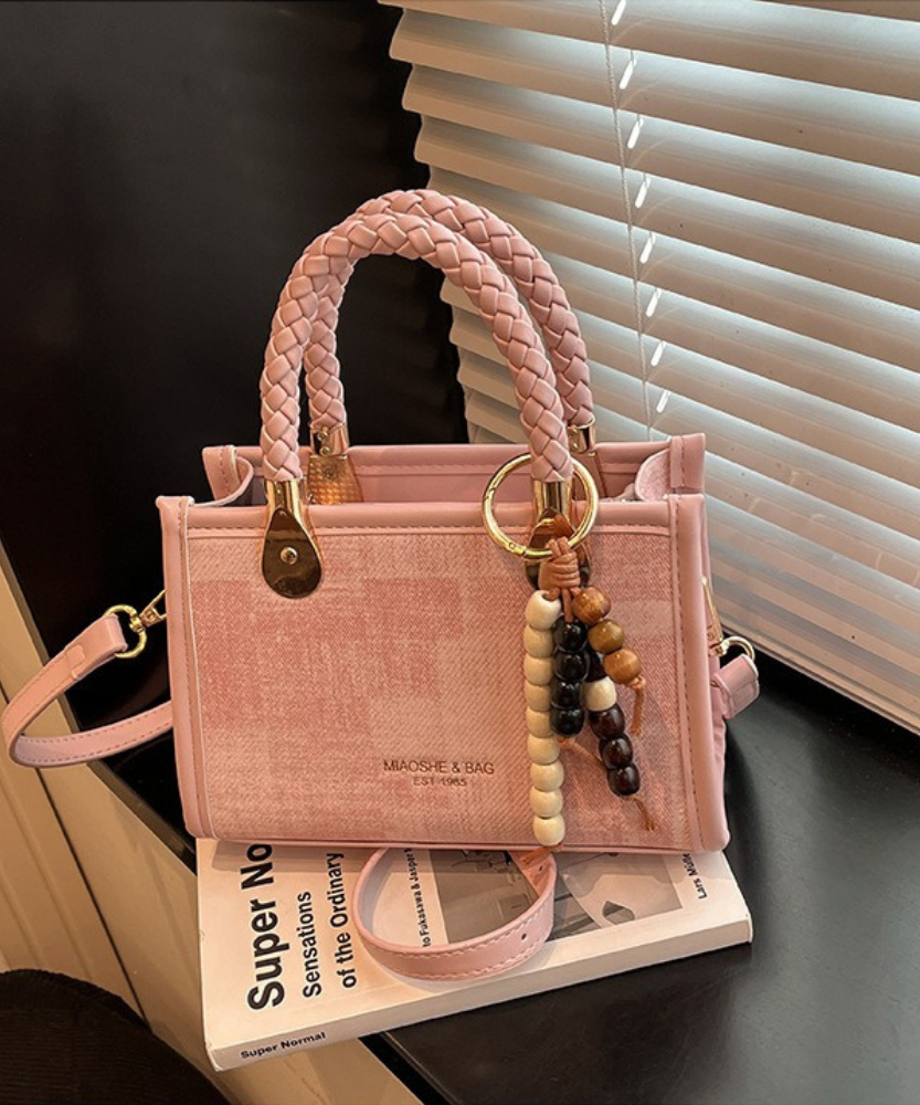 Capucine Braided Handle Mini Handbag
