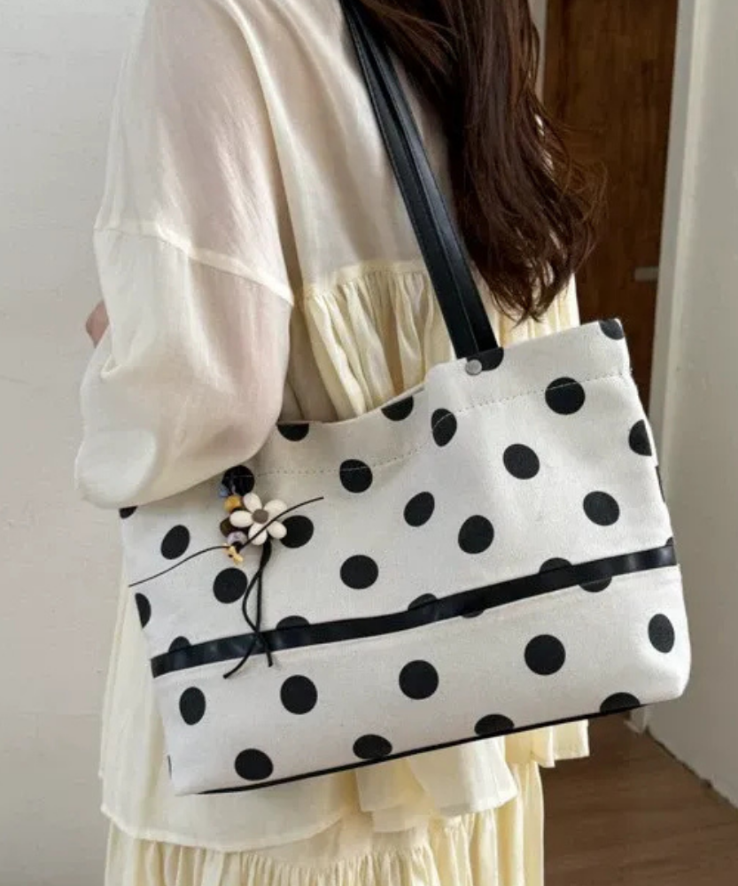 Poisara Polka Dot Tote Bag