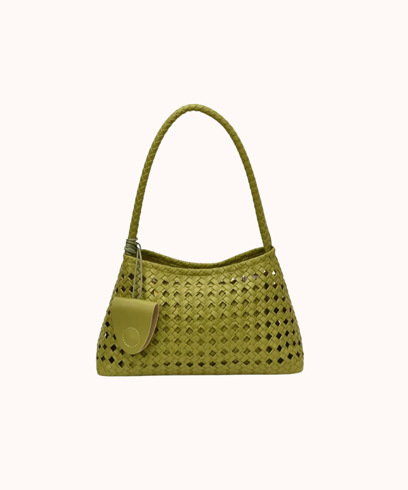 Tesoria Woven Shoulder Bag