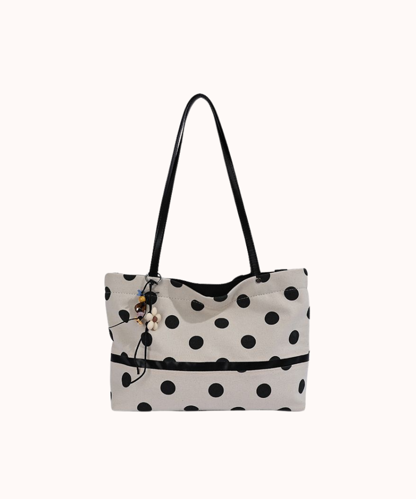 Poisara Polka Dot Tote Bag