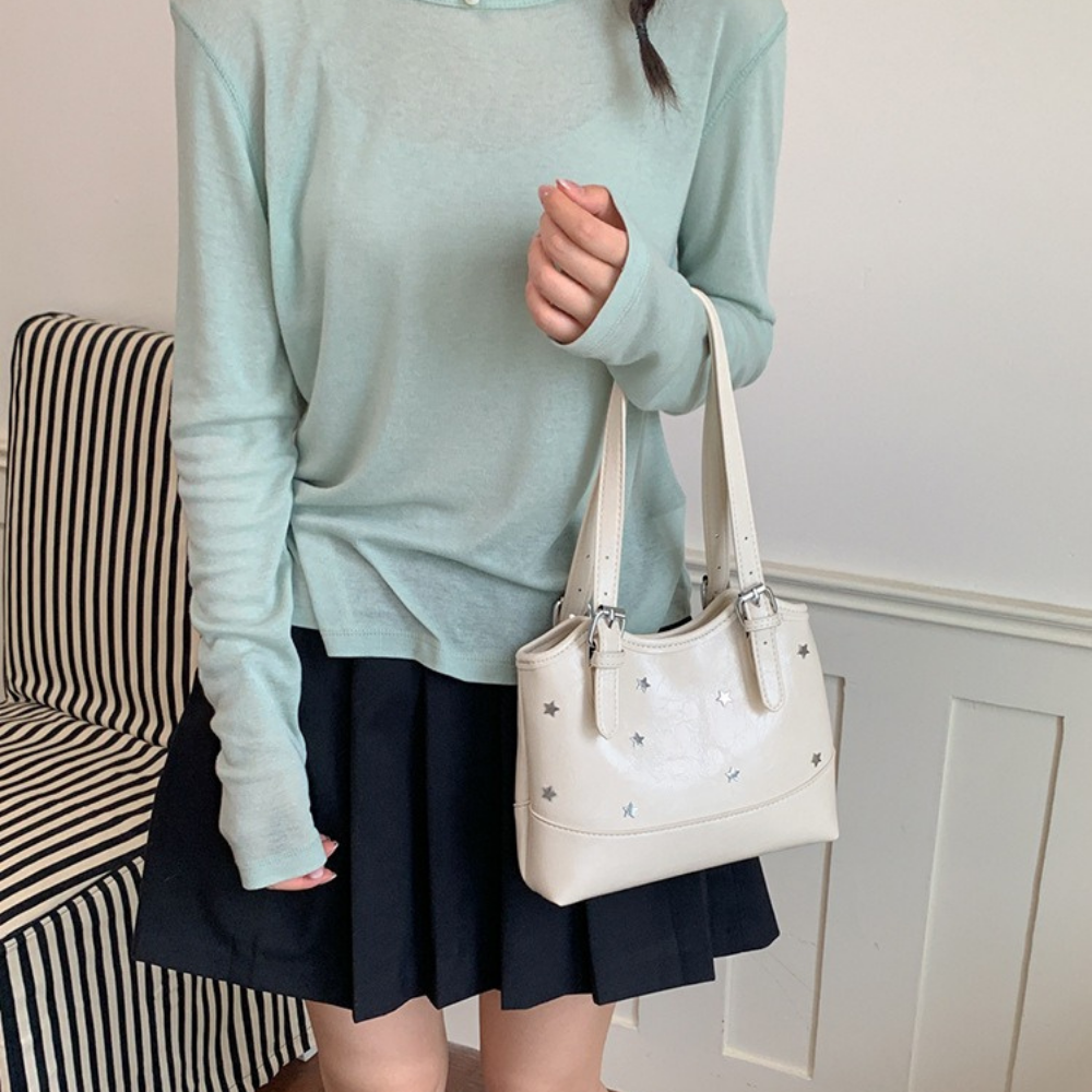 Perlisa Bow Charm Shoulder Bag