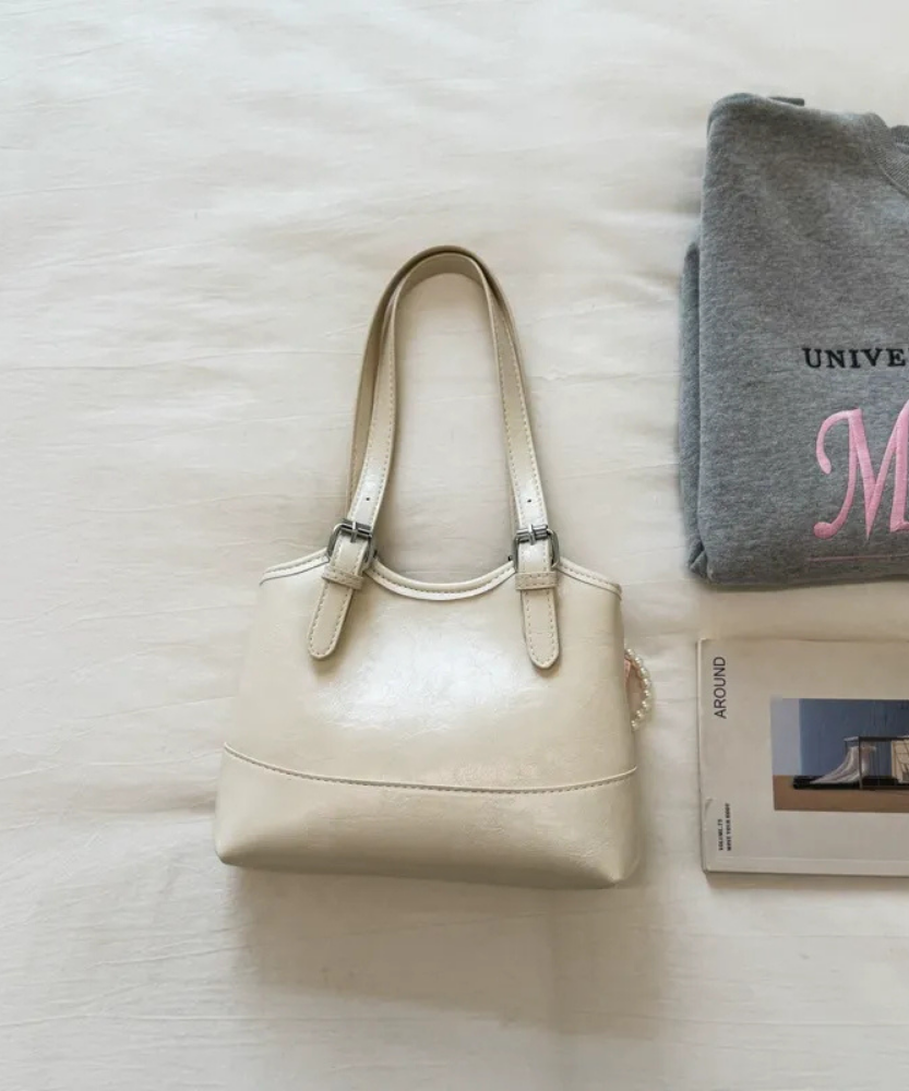 Perlisa Bow Charm Shoulder Bag