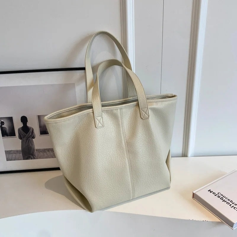 Manya Vegan Leather Tote Bag
