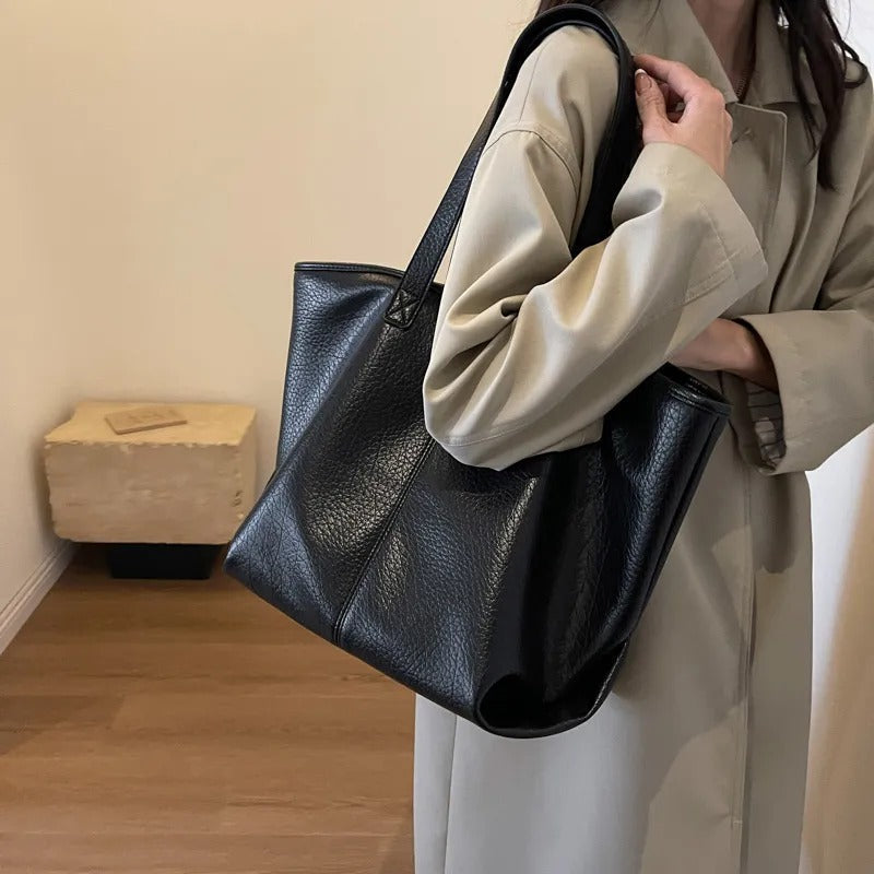 Manya Vegan Leather Tote Bag