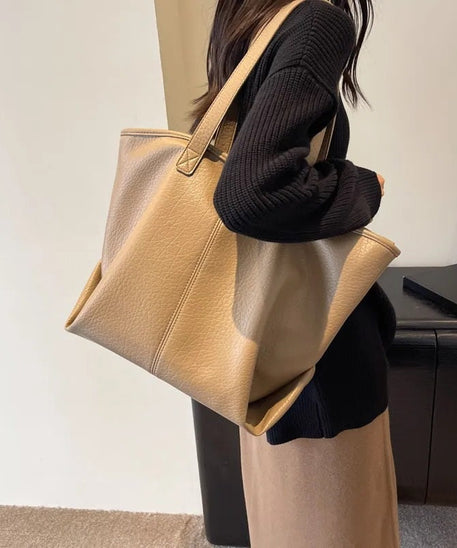 Manya Vegan Leather Tote Bag