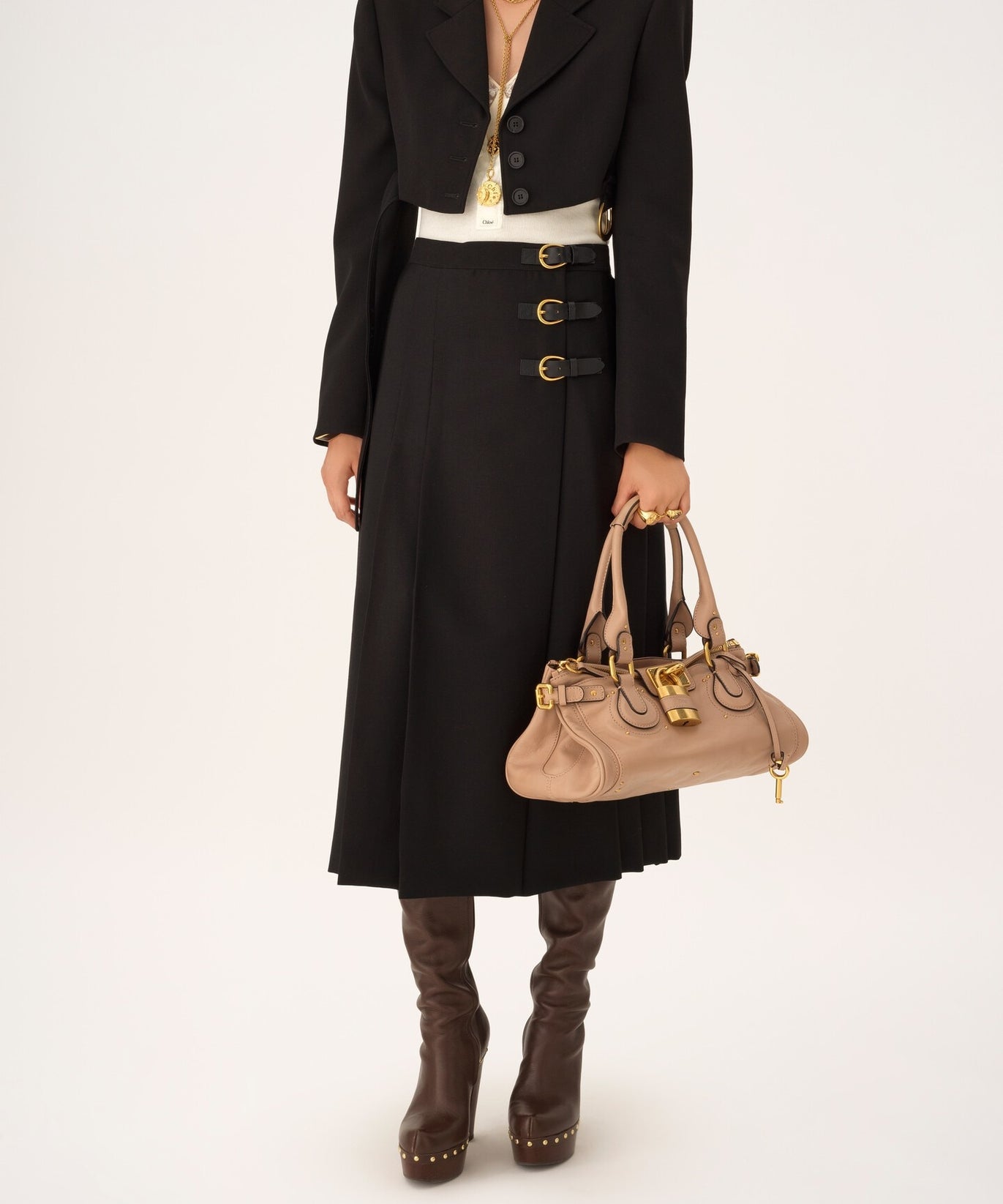 Sac Paddington en cuir grainé - 9