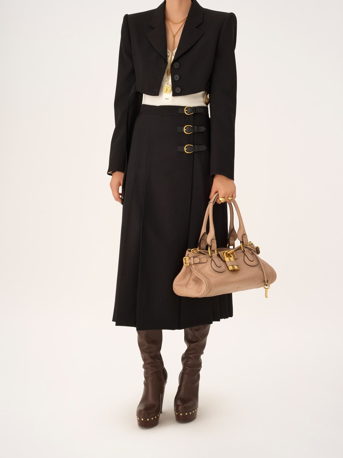 Sac Paddington en cuir grainé - 9