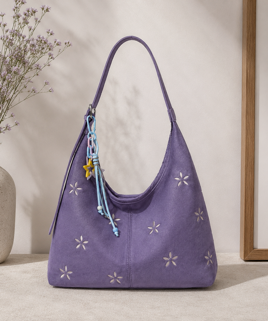 Violette Floral Bucket Bag
