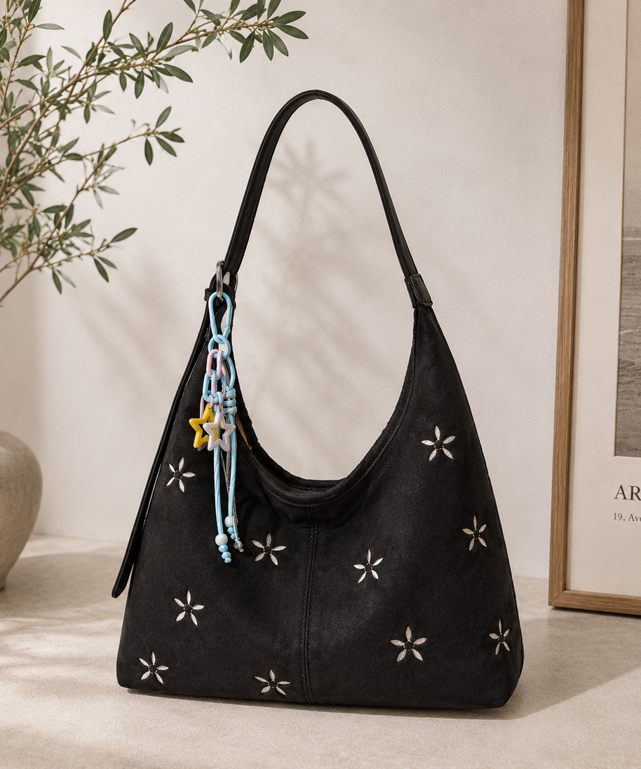 Violette Floral Bucket Bag