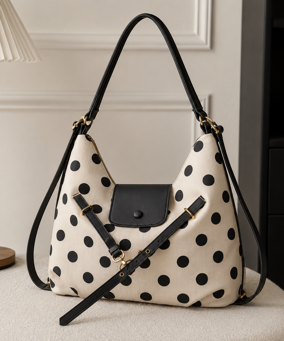 Dottara Polka Dot Shoulder Bag