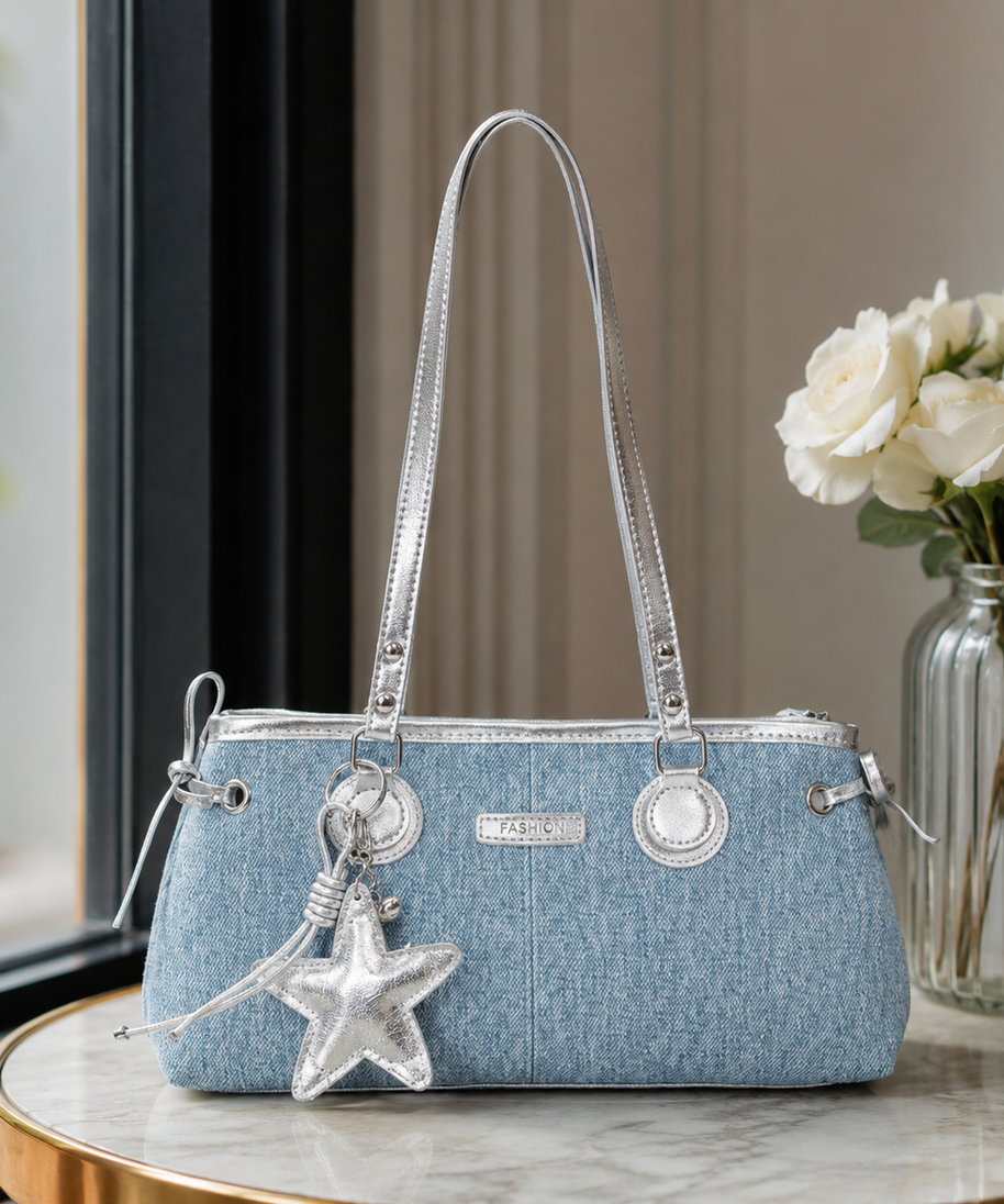 Avelora Contrast Strap Shoulder Bag