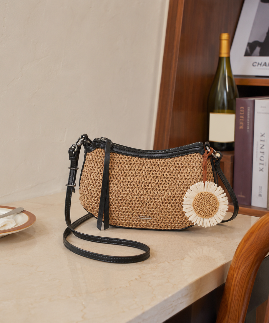 Solene Woven Shoulder Bag