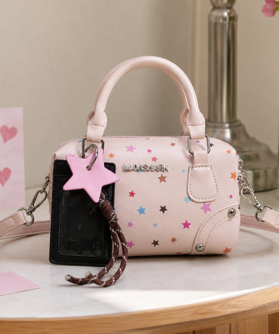 Sidera Star Print Mini Handbag