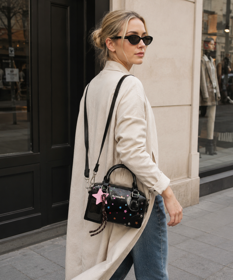 Sidera Star Print Mini Handbag