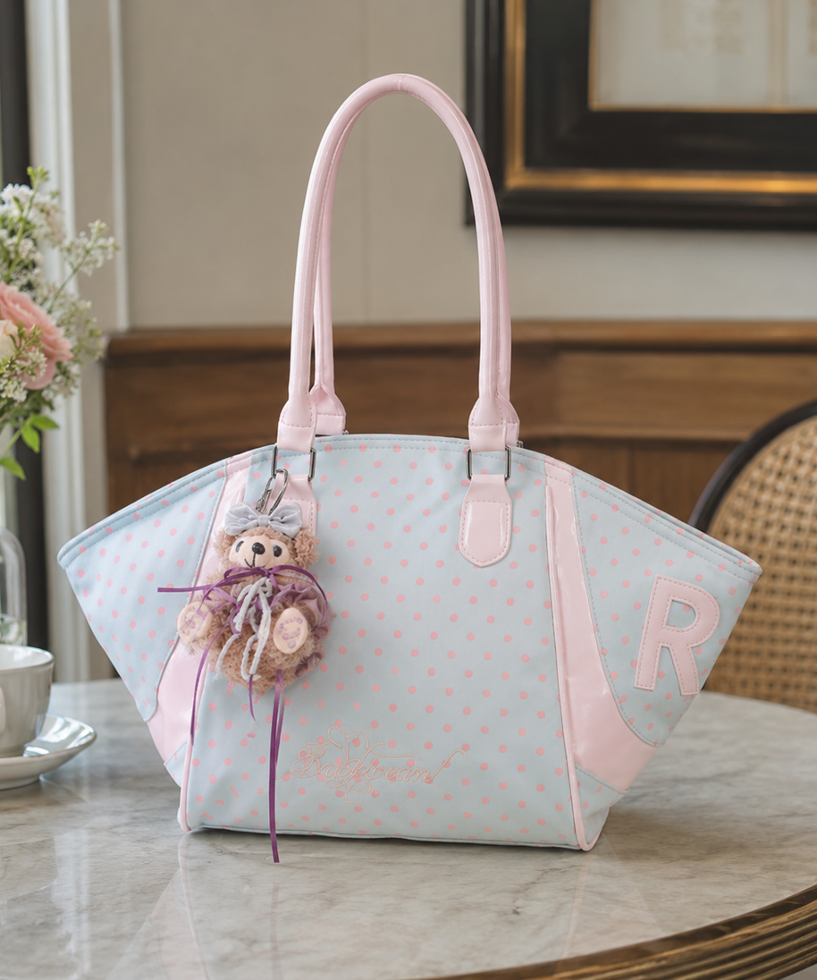 Lavitra Polka Dot Tote Bag