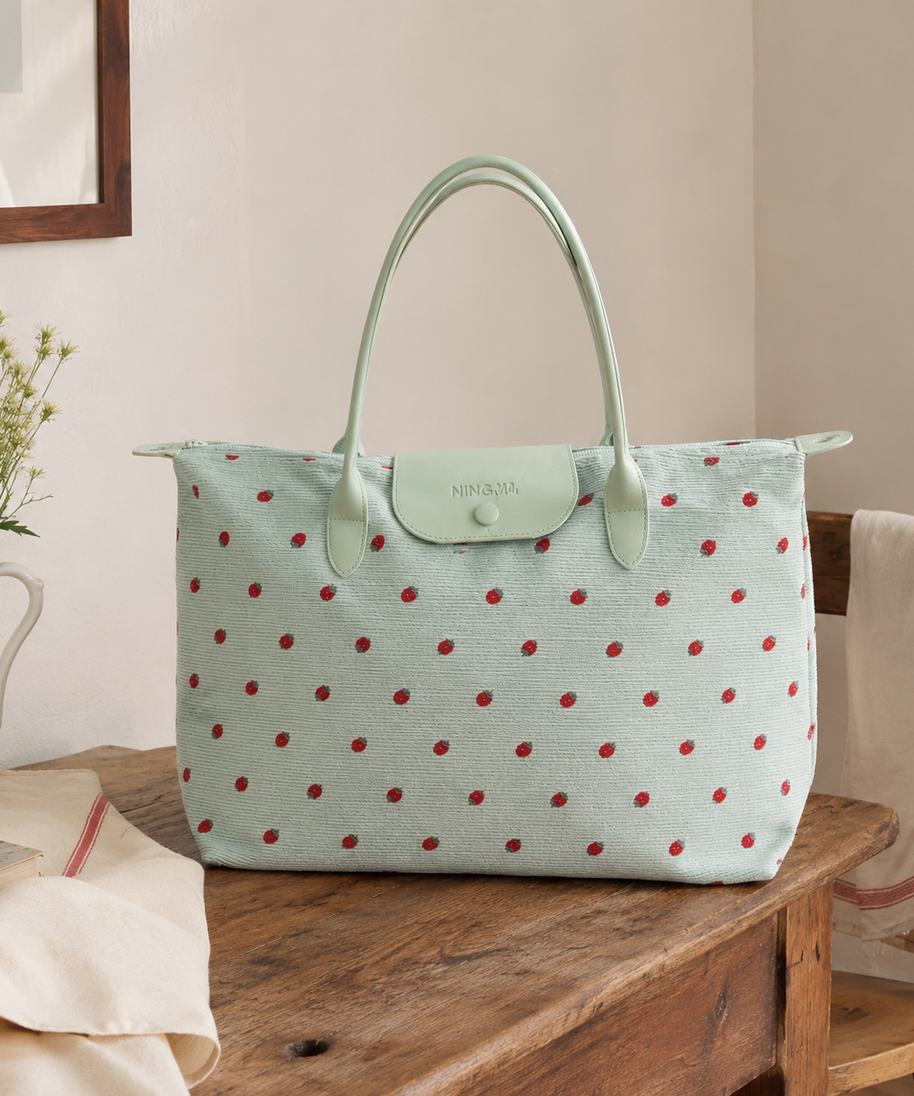 Fraiselle Strawberry Tote Bag