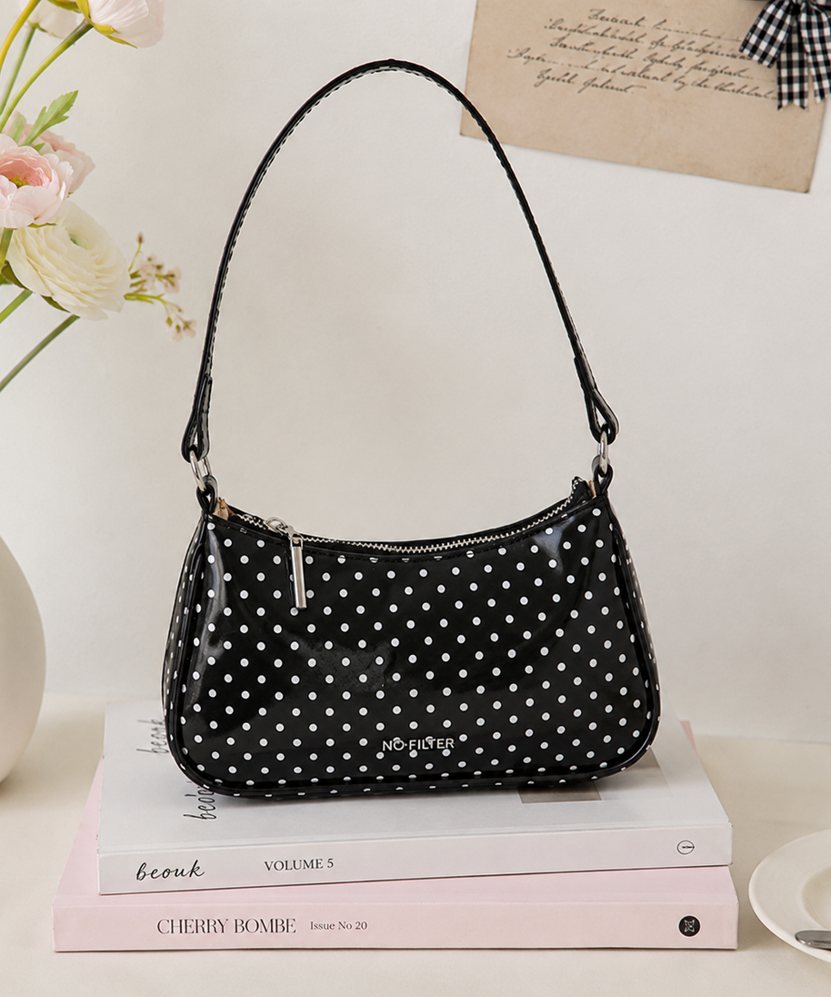 Rubiena Polka Dot Shoulder Bag