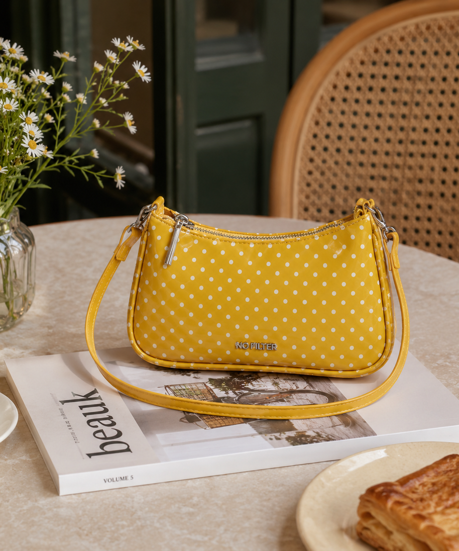 Rubiena Polka Dot Shoulder Bag