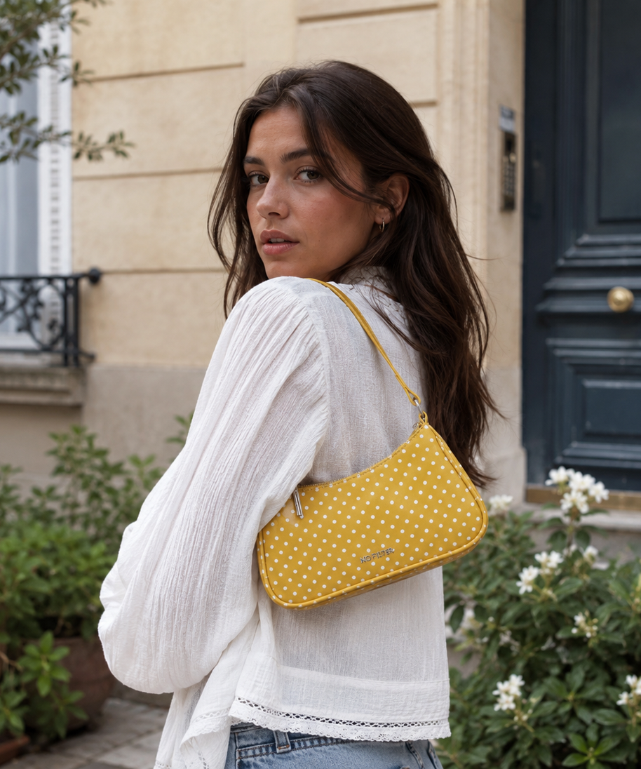 Rubiena Polka Dot Shoulder Bag