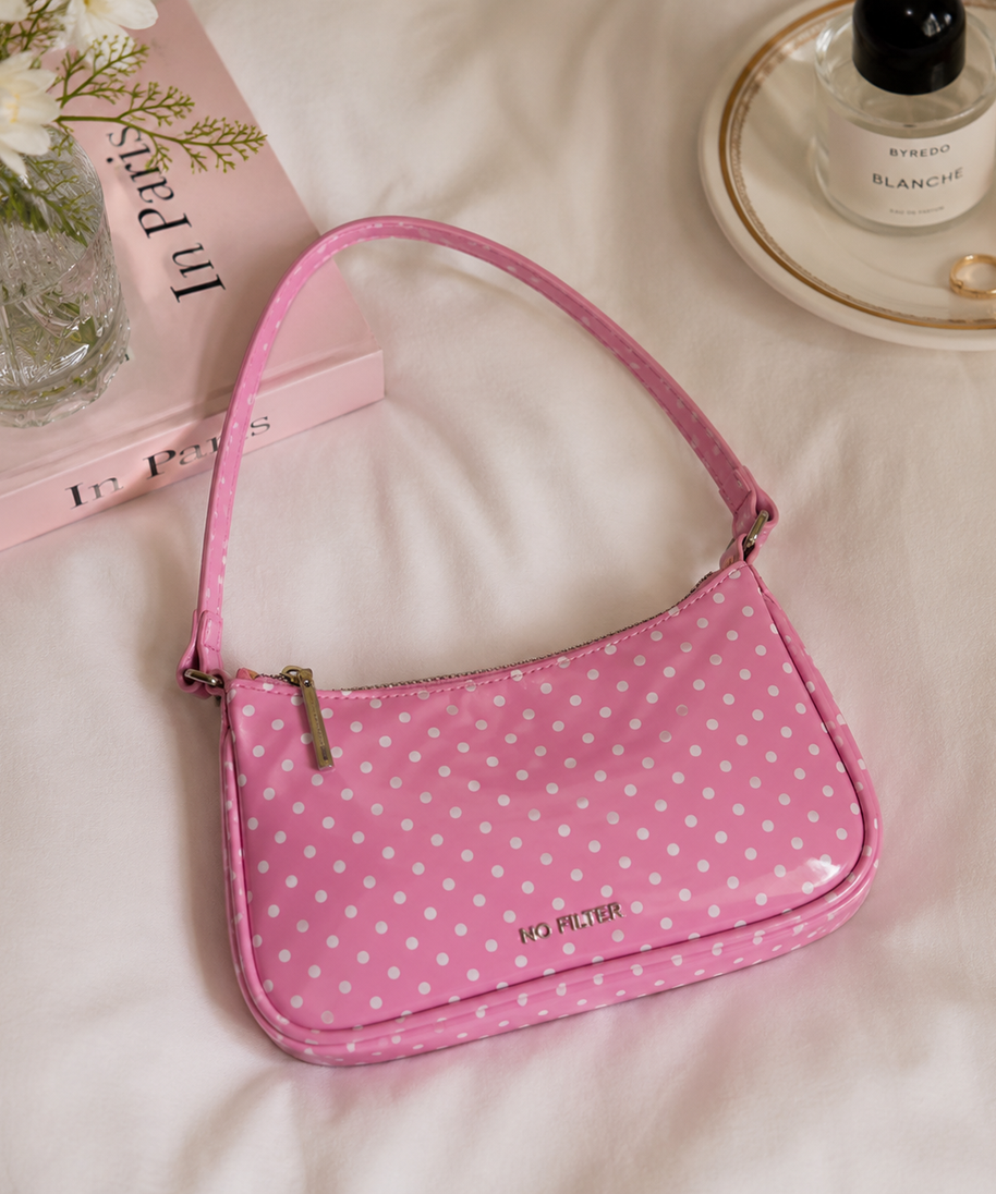 Rubiena Polka Dot Shoulder Bag