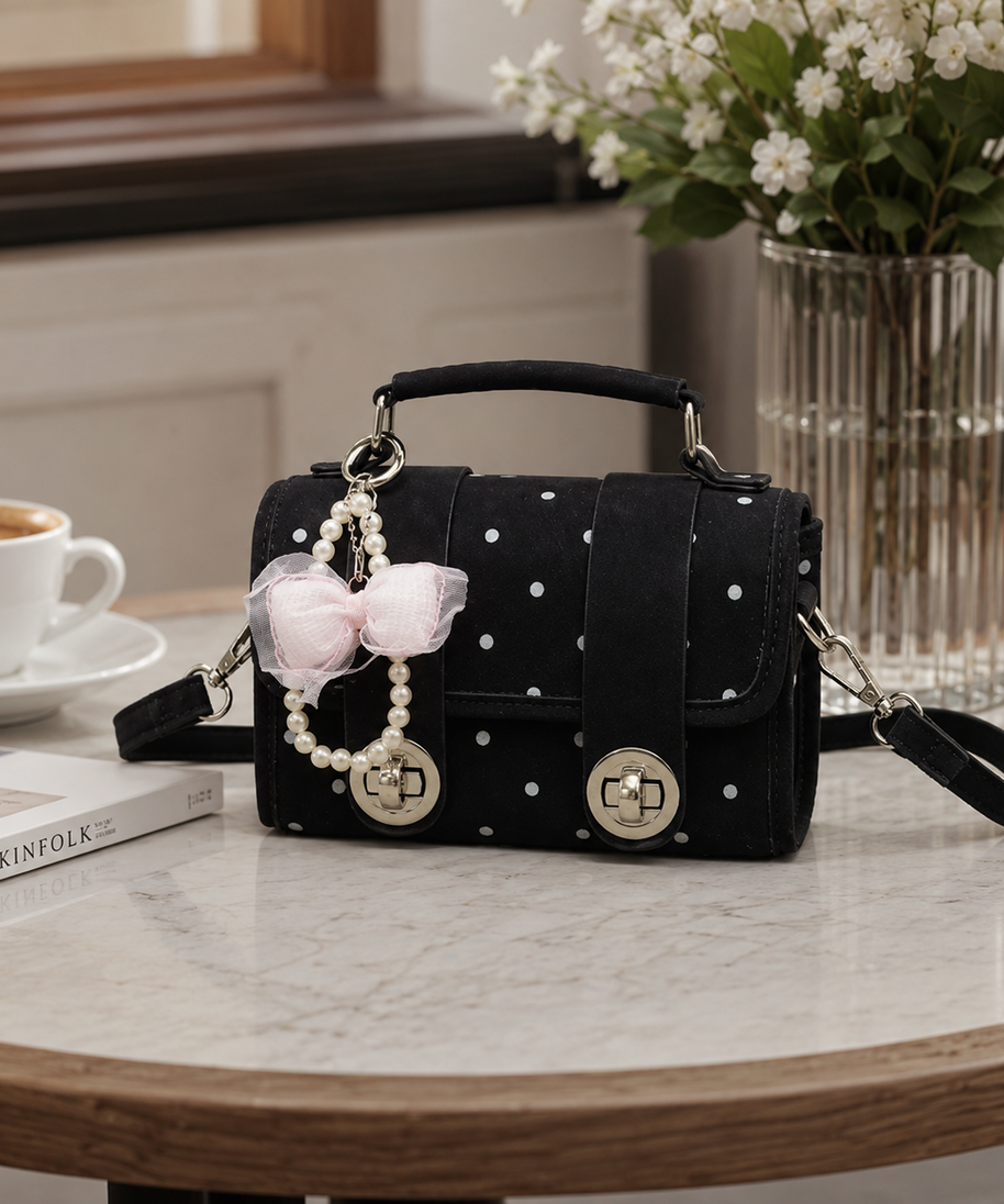 Jolivra Bow Charm Mini Bag