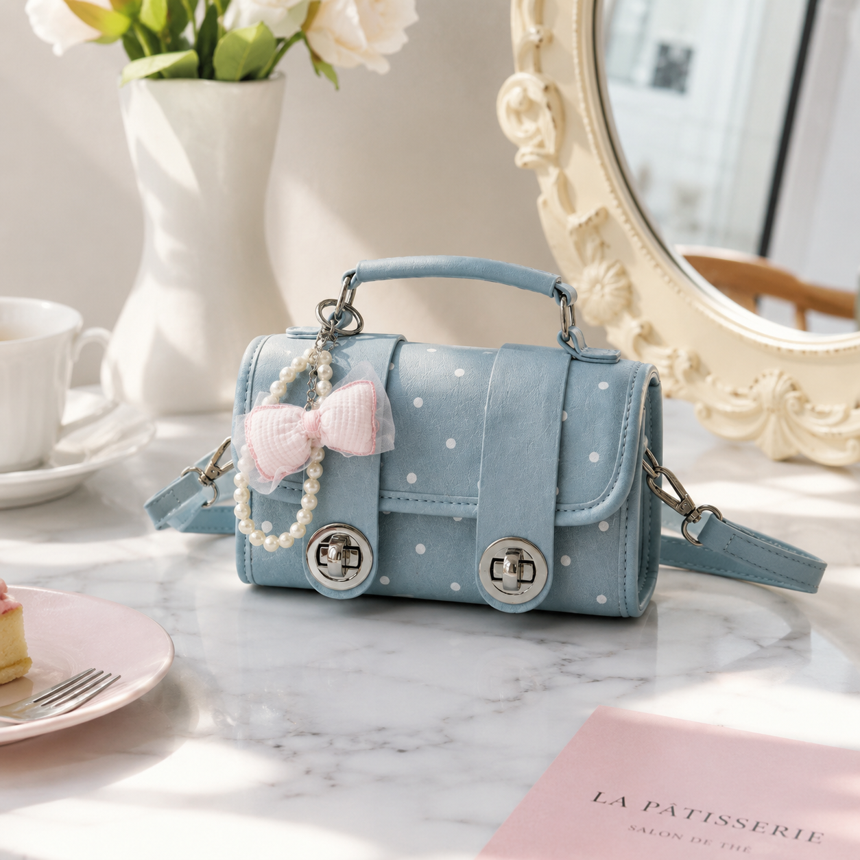 Jolivra Bow Charm Mini Bag
