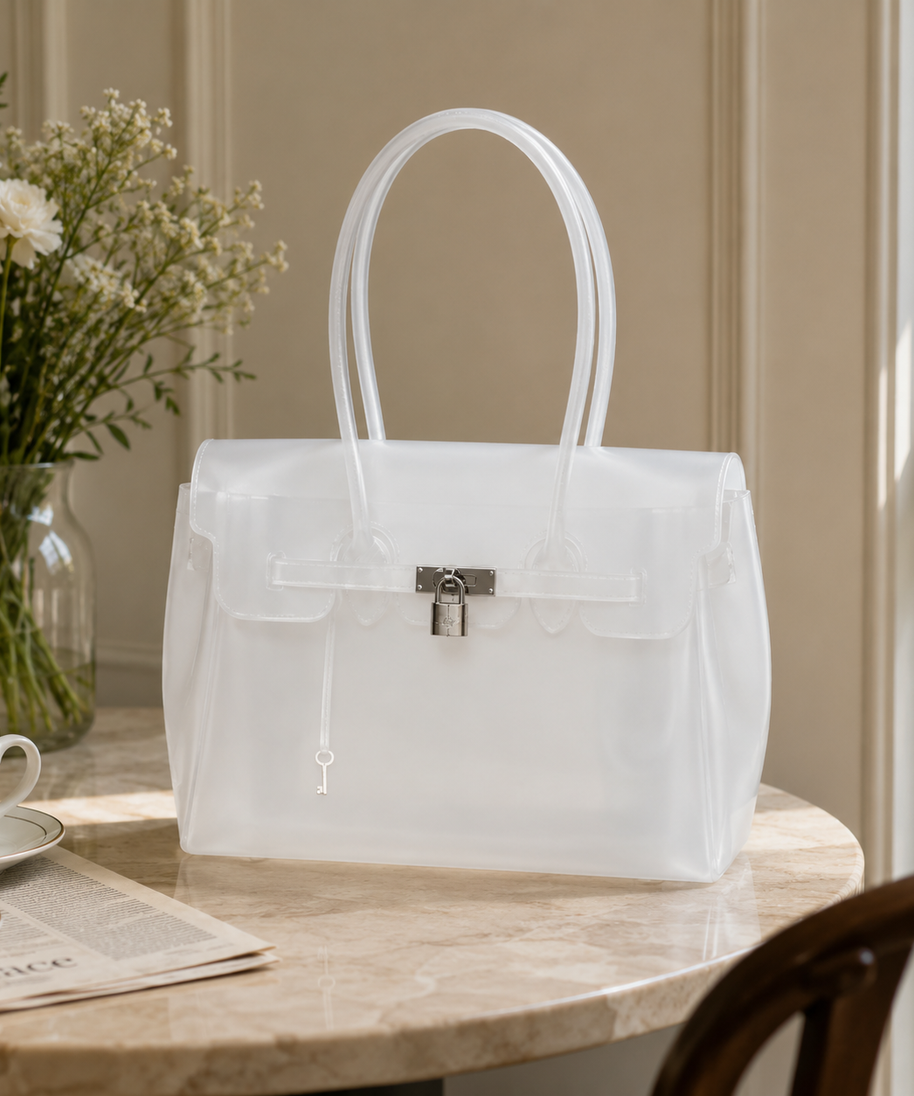 Petalune Lock Tote Bag