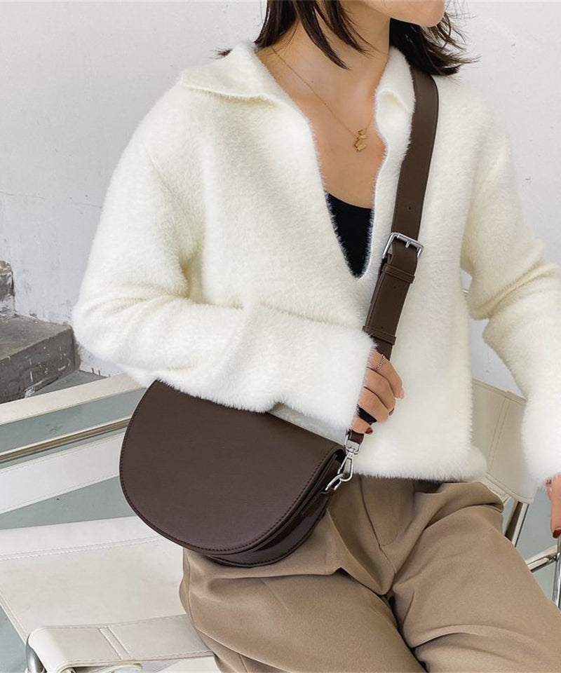 Serre Vegan Leather Crossbody Bag