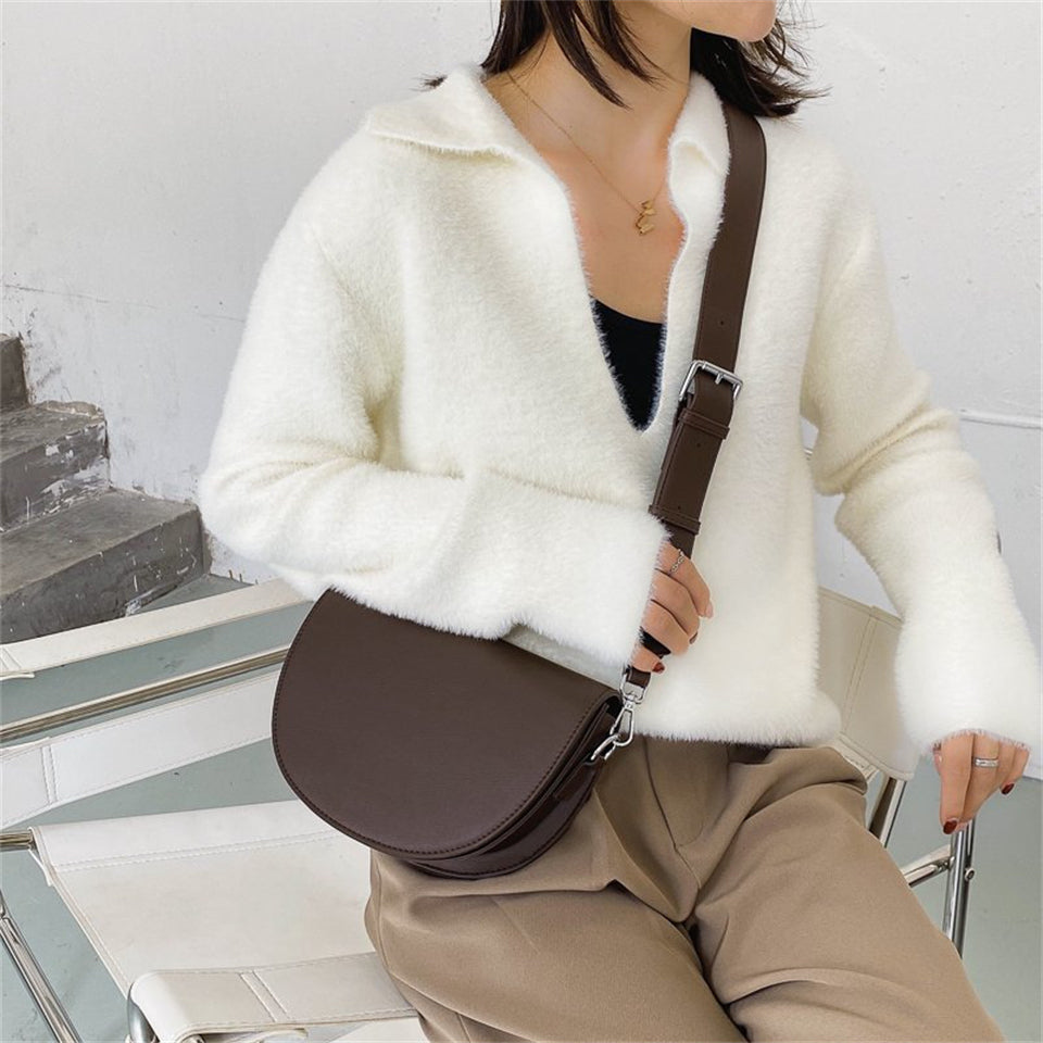 Serre Vegan Leather Crossbody Bag
