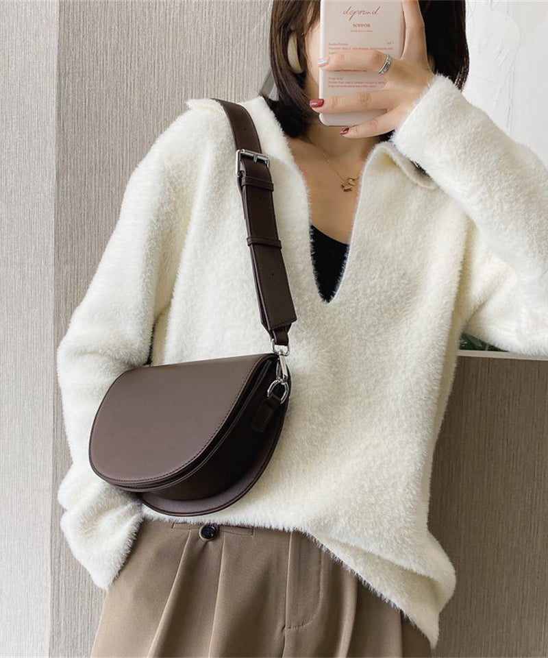 Serre Vegan Leather Crossbody Bag